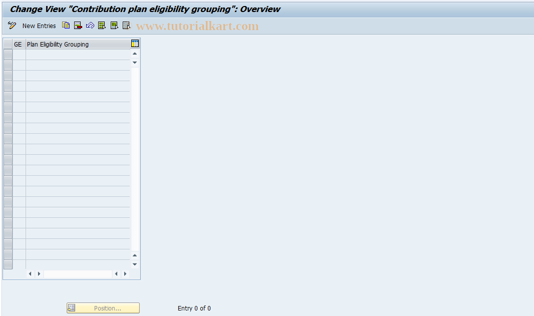 SAP TCode S_AHR_61007900 - IMG-Aktivität: OHAHK_CP020