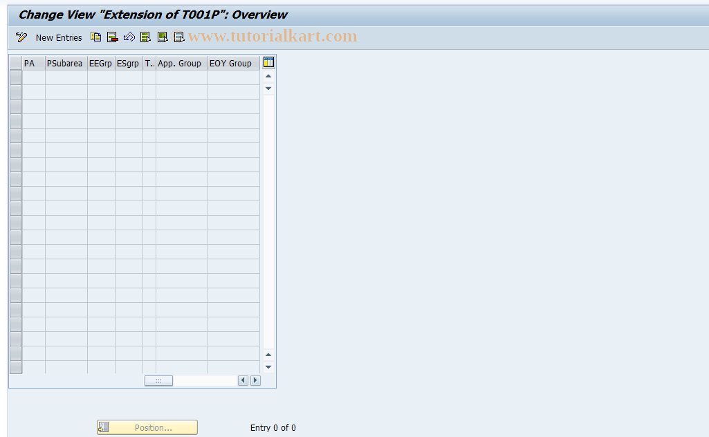 SAP TCode S_AHR_61007904 - IMG-Aktivität: OHAHK_TX022