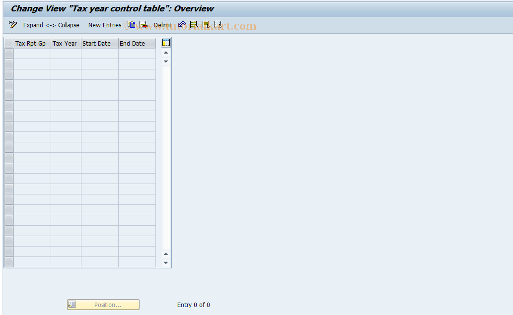 SAP TCode S_AHR_61007906 - IMG-Aktivität: OHAHK_TX023