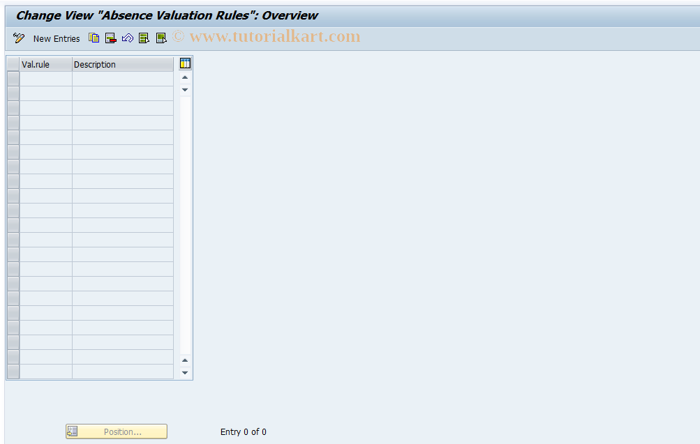 SAP TCode S_AHR_61007909 - IMG-Aktivität: OHAIDAB001