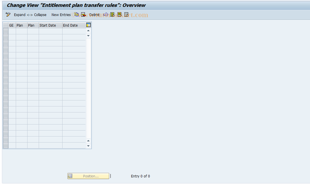 SAP TCode S_AHR_61007920 - IMG-Aktivität: OHAHK_EP080