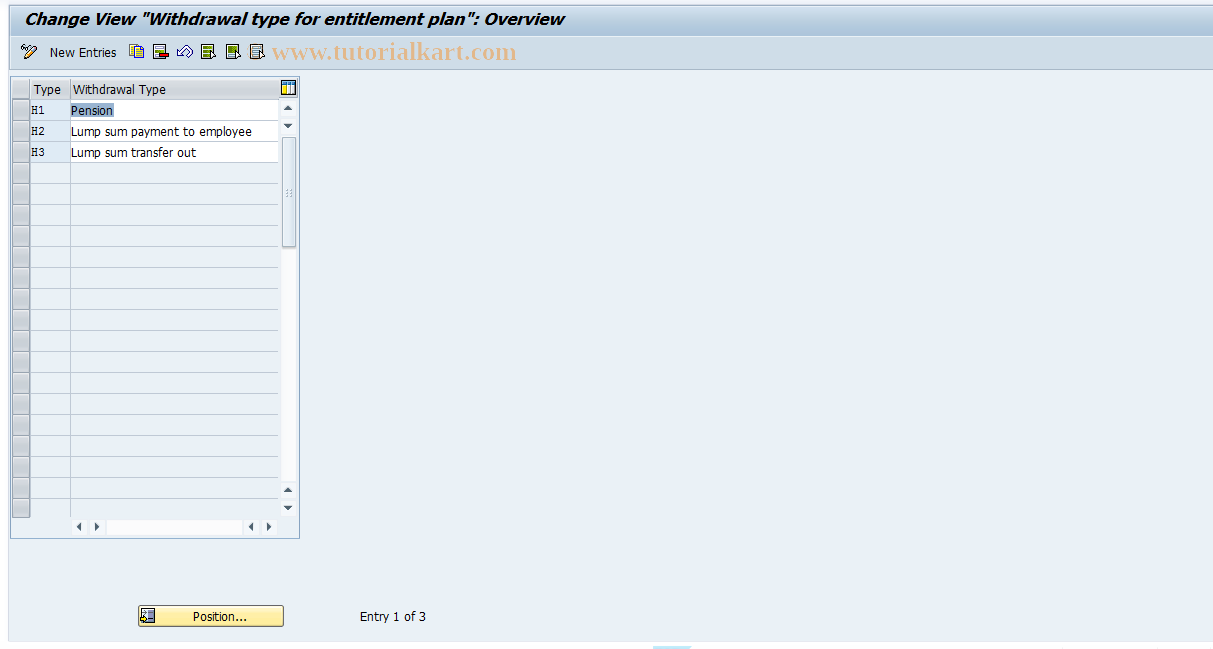 SAP TCode S_AHR_61007922 - IMG-Aktivität: OHAHK_EP090