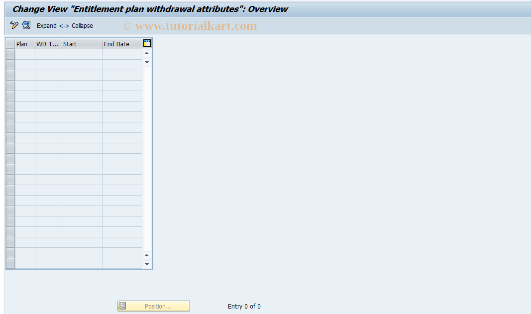 SAP TCode S_AHR_61007924 - IMG-Aktivität: OHAHK_EP0A0