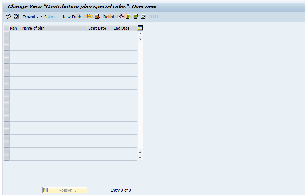 SAP TCode S_AHR_61007932 - IMG-Aktivität: OHAHK_CP0A0