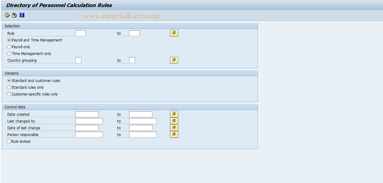 SAP TCode S_AHR_61007940 - IMG-Aktivität: OHAIDAB010