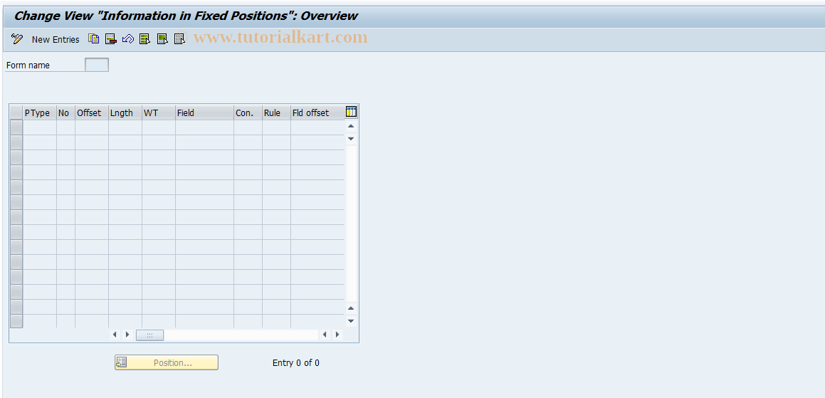 SAP TCode S_AHR_61007950 - IMG-Aktivität: SIMG_OHAHK_405