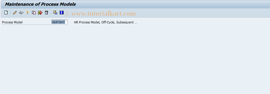 SAP TCode S_AHR_61007959 - IMG Activity OHACAOCPM001