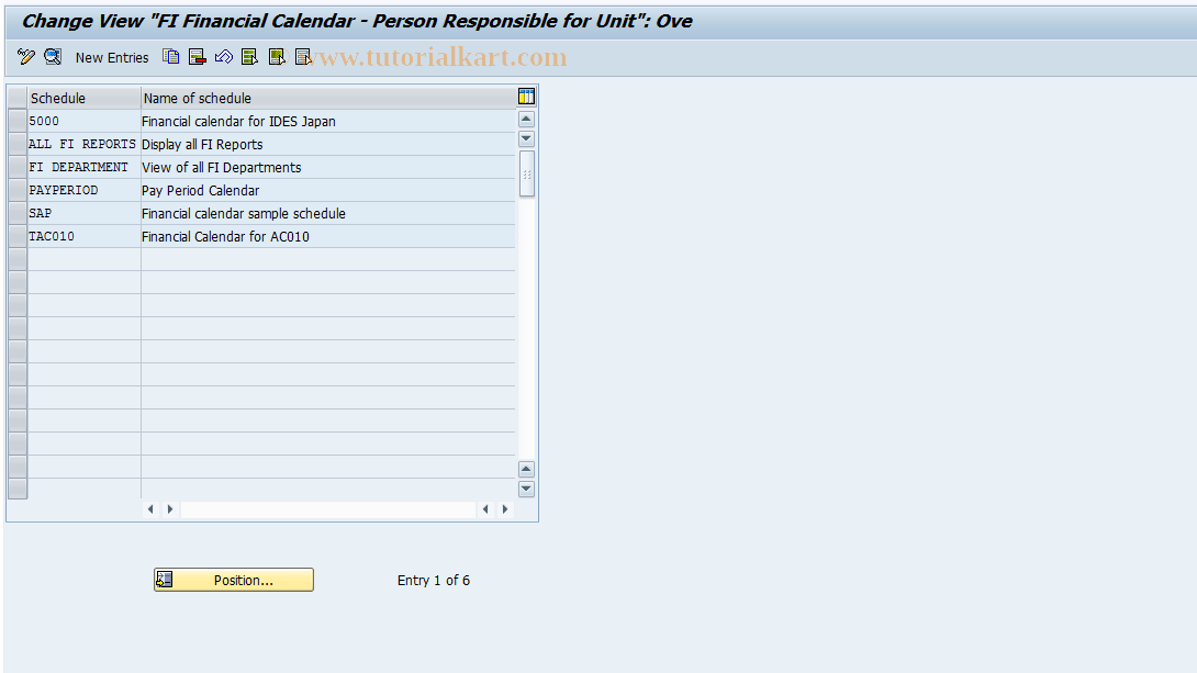 SAP TCode S_AHR_61007980 - IMG-Aktivität: OHAIDPAY002