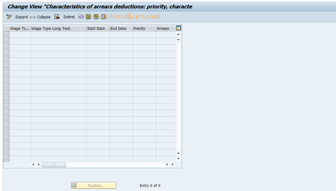 SAP TCode S_AHR_61007985 - IMG Activity OHAKGR202