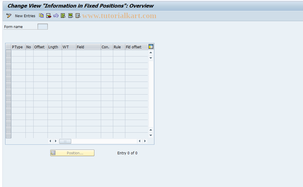 SAP TCode S_AHR_61008006 - IMG-Aktivität: SIMG_OHAHK_418