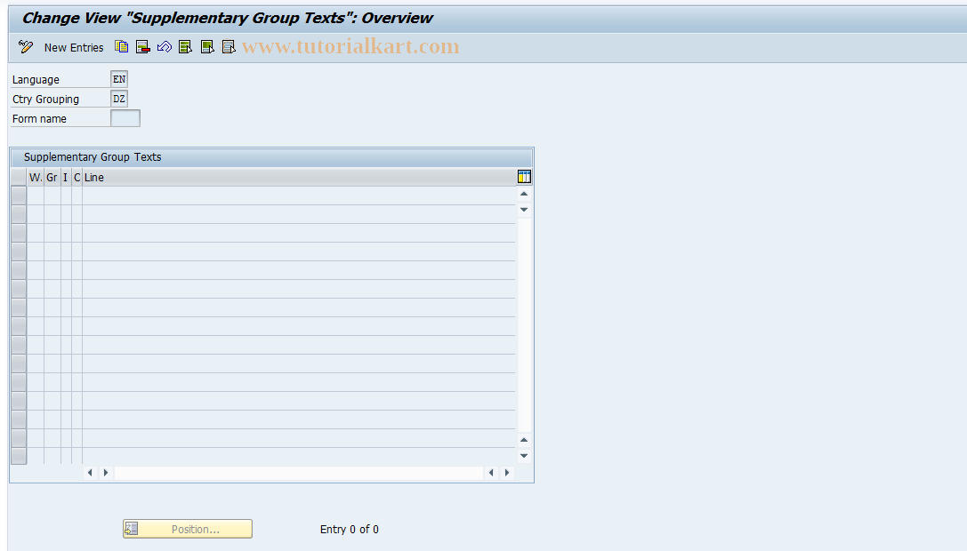 SAP TCode S_AHR_61008023 - IMG-Aktivität: SIMG_OHAHK_407