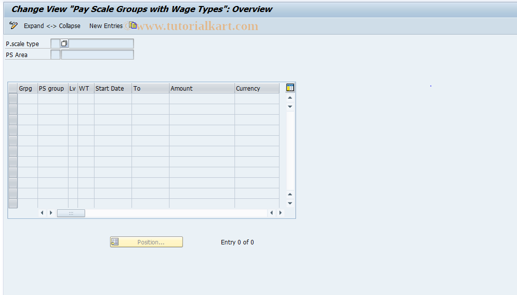 SAP TCode S_AHR_61008032 - IMG-Aktivität: OHAIDBW005