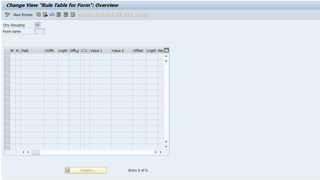 SAP TCode S_AHR_61008034 - IMG-Aktivität: SIMG_OHAHK_410