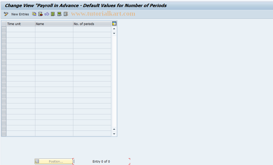 SAP TCode S_AHR_61008040 - IMG-Aktivität: OHAIDOCAP001