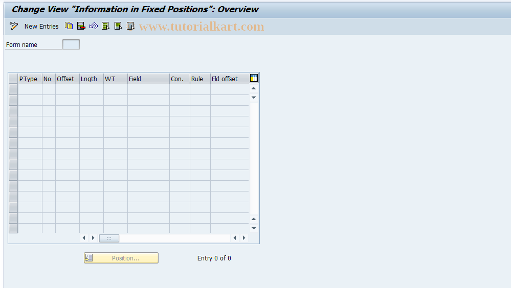 SAP TCode S_AHR_61008041 - IMG-Aktivität: SIMG_OHAHK_417