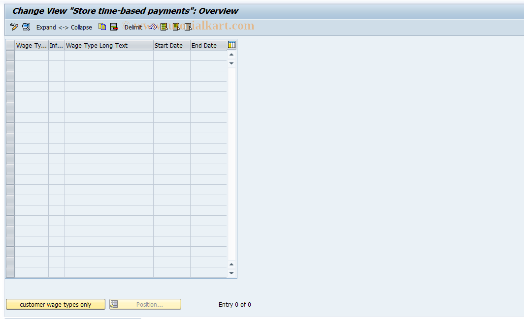SAP TCode S_AHR_61008051 - IMG-Aktivität: OHAIDSL001