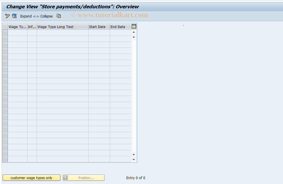 SAP TCode S_AHR_61008054 - IMG-Aktivität: OHAIDSL002