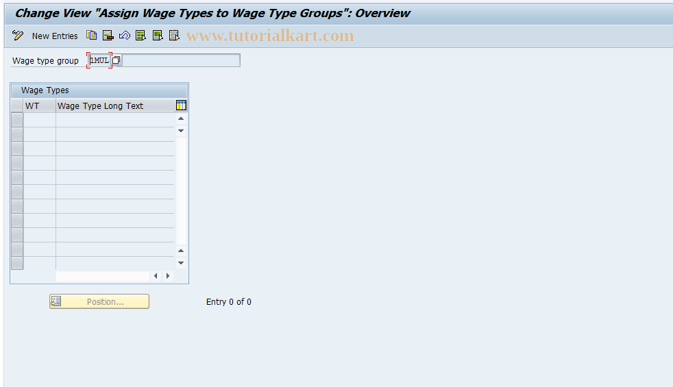 SAP TCode S_AHR_61008068 - IMG-Aktivität: OHAID_OC005