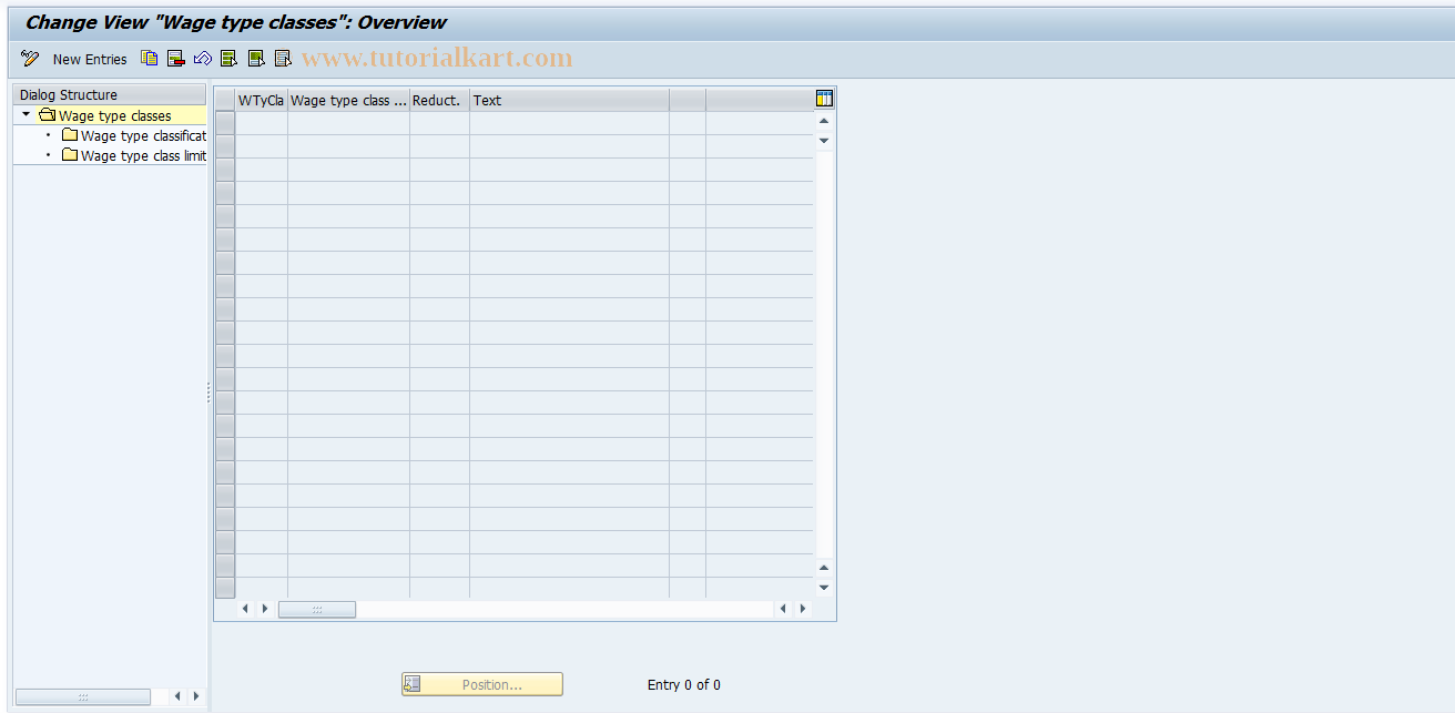 SAP TCode S_AHR_61008084 - IMG-Aktivität: OHAIDR1025