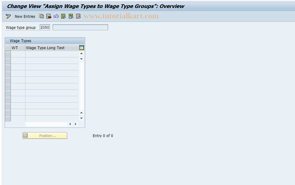 SAP TCode S_AHR_61008103 - IMG-Aktivität: OHAKGNA220