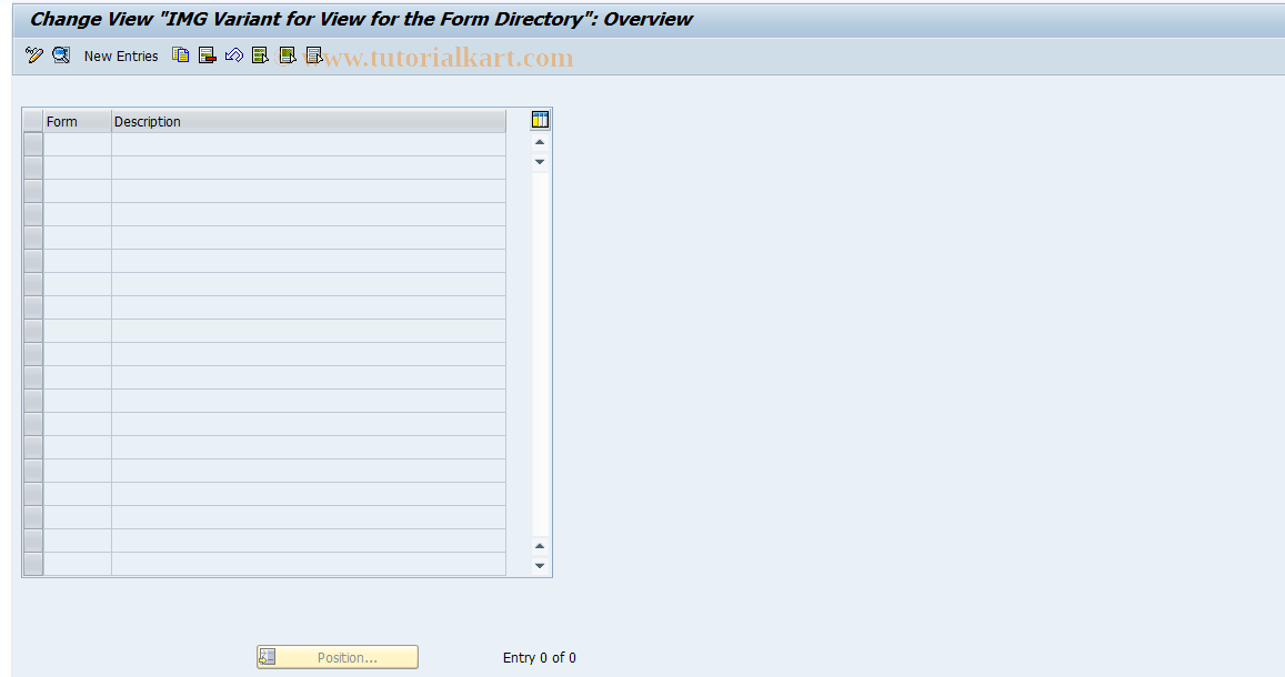 SAP TCode S_AHR_61008115 - IMG-Aktivität: SIMG_OHAHK_435