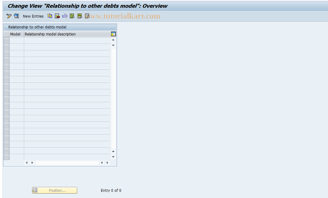 SAP TCode S_AHR_61008129 - IMG-Aktivität: OHAKGR126