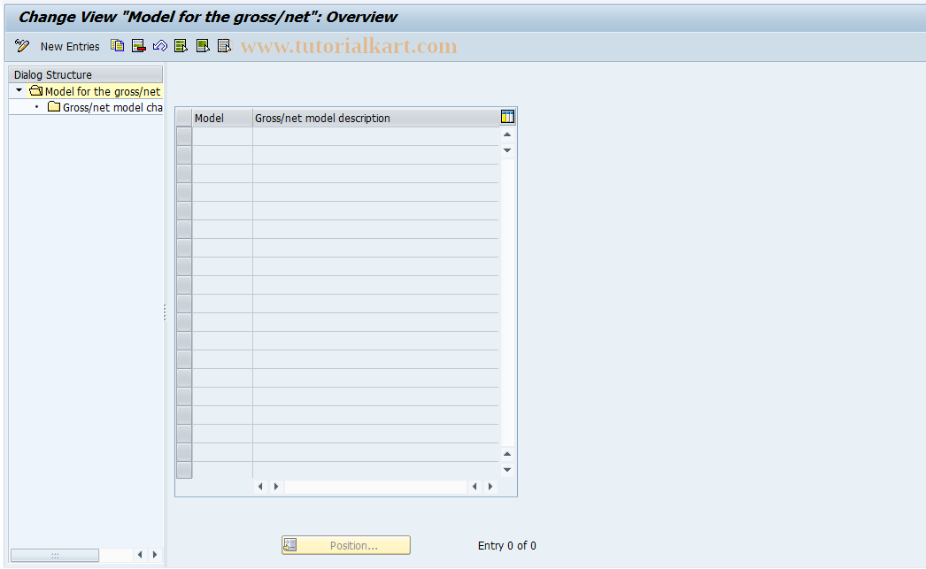 SAP TCode S_AHR_61008132 - IMG-Aktivität: OHAKGR127