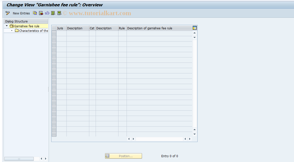 SAP TCode S_AHR_61008142 - IMG-Aktivität: OHAKGR130