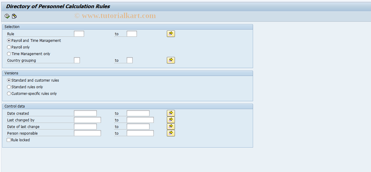 SAP TCode S_AHR_61008155 - IMG-Aktivität: OHAIDPART