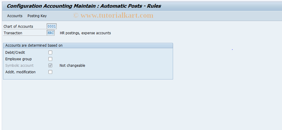 SAP TCode S_AHR_61008161 - IMG-Aktivität: OHAIDRI052