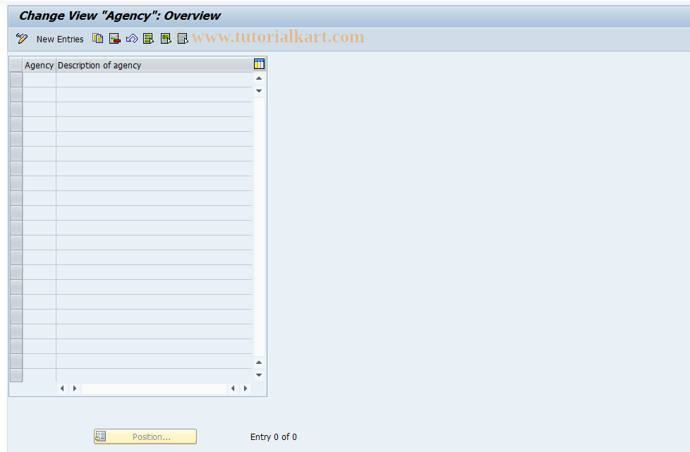 SAP TCode S_AHR_61008163 - IMG-Aktivität: OHAKGR113