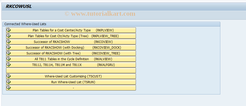 SAP TCode S_AHR_61008181 - IMG Activity: OHAF0050