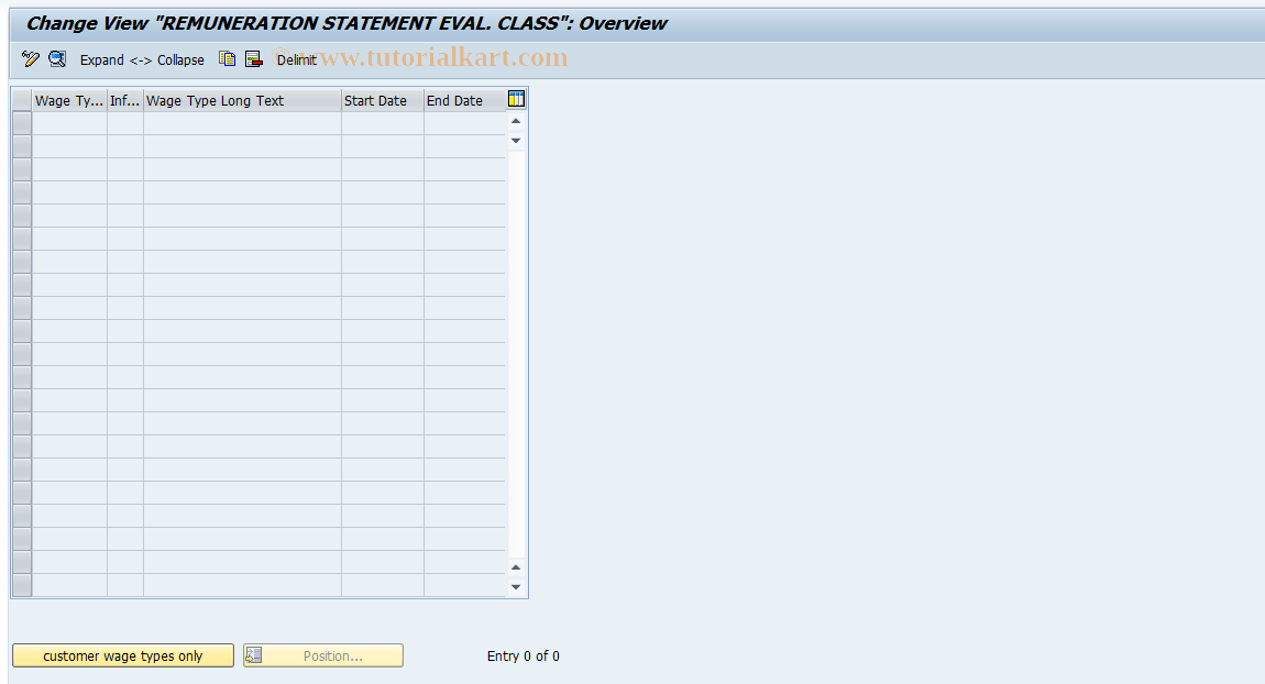 SAP TCode S_AHR_61008185 - IMG Activity: SIMG_OHAF507