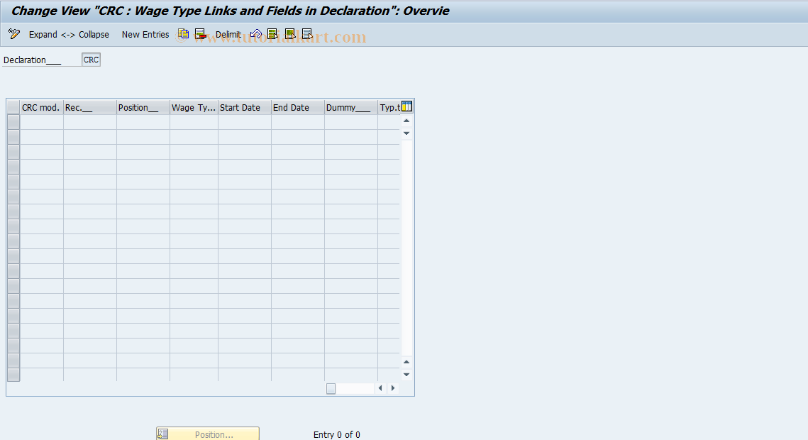 SAP TCode S_AHR_61008235 - IMG Activity: OHAF0055