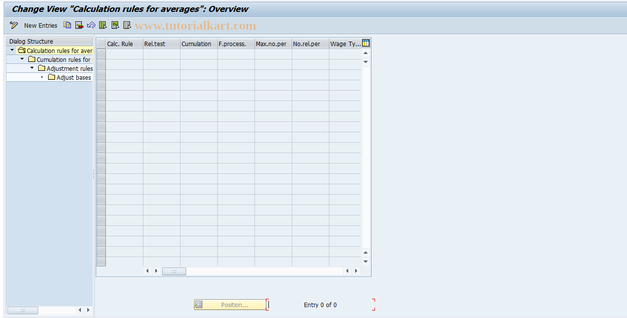 SAP TCode S_AHR_61008240 - IMG-Aktivität: OHAHK_AV001