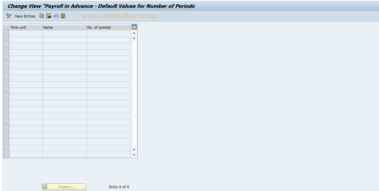 SAP TCode S_AHR_61008242 - IMG-Aktivität: OHAGAHP120