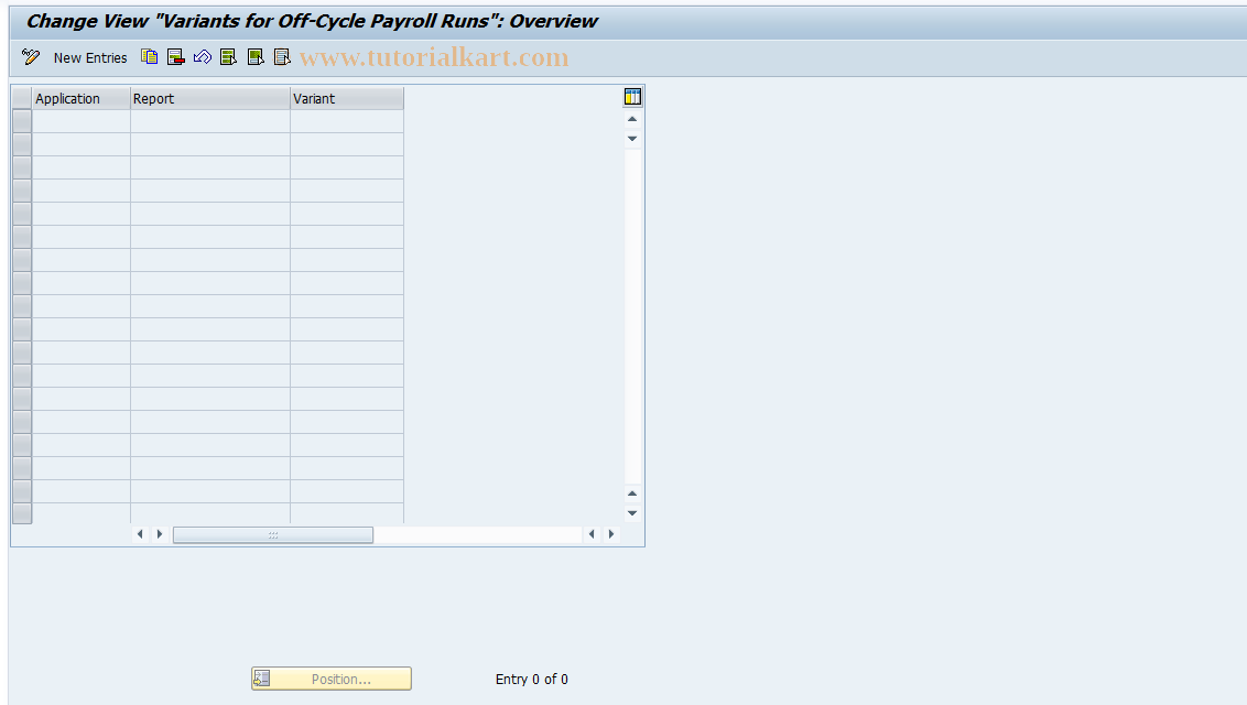 SAP TCode S_AHR_61008262 - IMG-Aktivität: OHAGOFF110