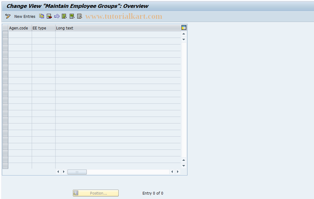 SAP TCode S_AHR_61008269 - IMG Activity: OHAF0092