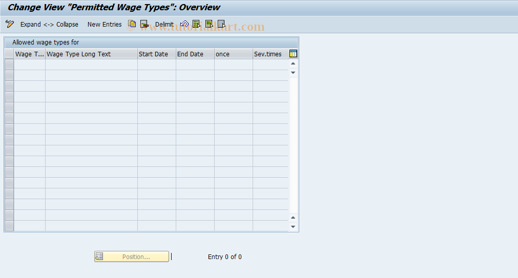 SAP TCode S_AHR_61008274 - IMG-Aktivität: OHACABOND540