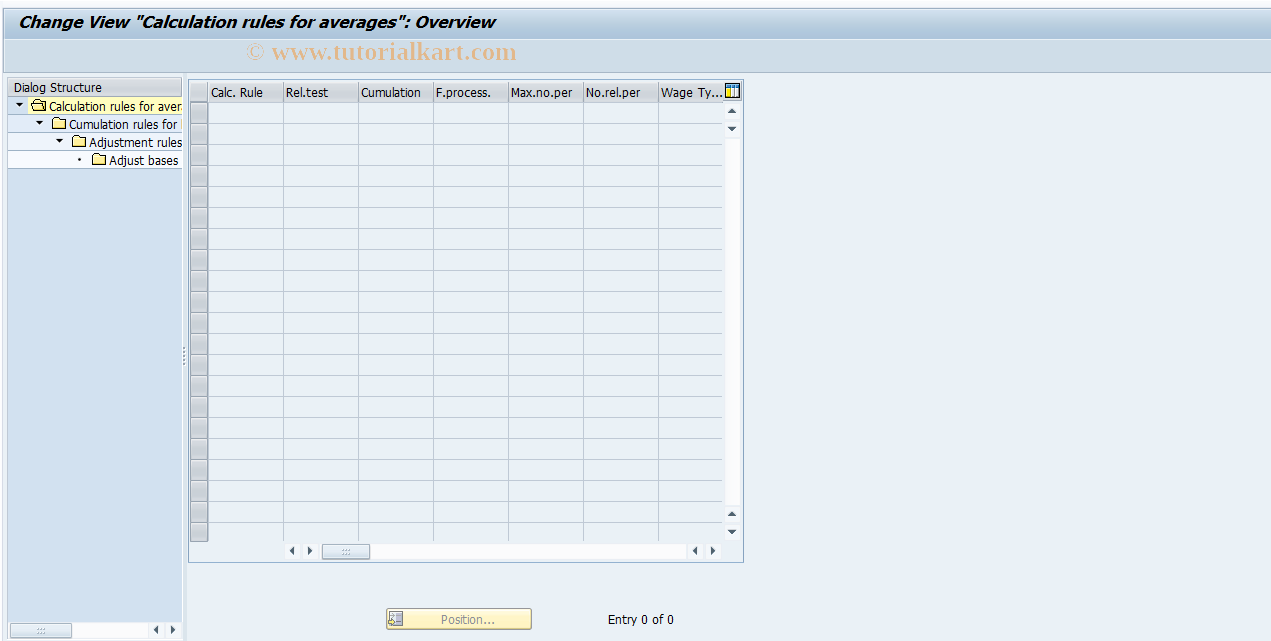 SAP TCode S_AHR_61008280 - IMG-Aktivität: OHAHK_AV511B