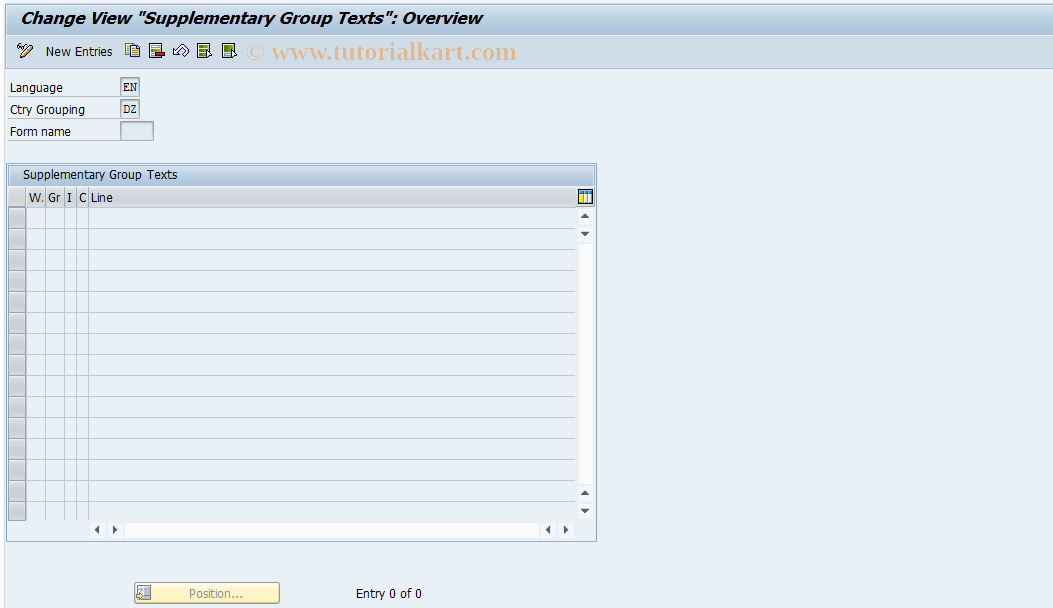 SAP TCode S_AHR_61008318 - IMG-Aktivität: SIMG_OHAG403