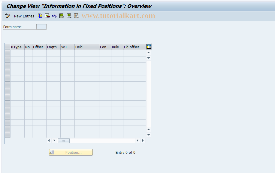 SAP TCode S_AHR_61008325 - IMG-Aktivität: SIMG_OHAQ405