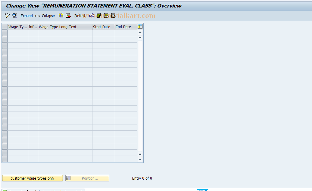 SAP TCode S_AHR_61008336 - IMG-Aktivität: SIMG_OHAQ528