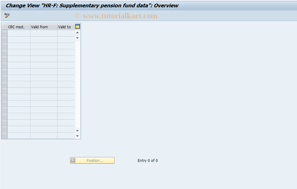 SAP TCode S_AHR_61008338 - IMG Activity: OHAF0049