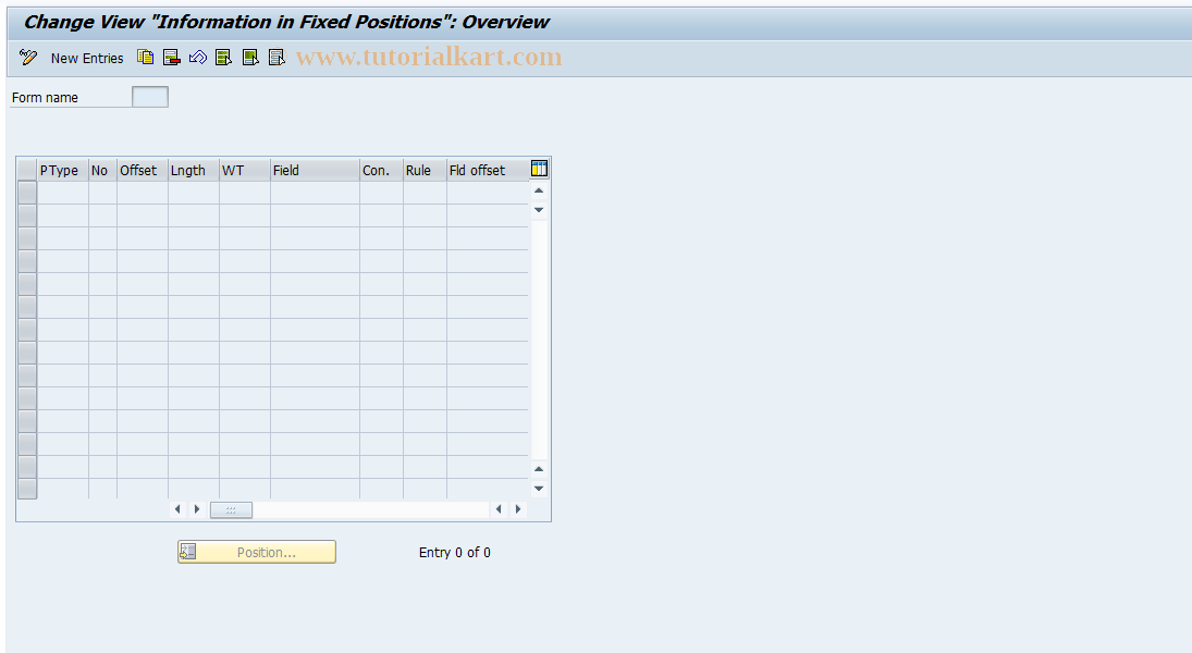 SAP TCode S_AHR_61008339 - IMG-Aktivität: SIMG_OHAG405