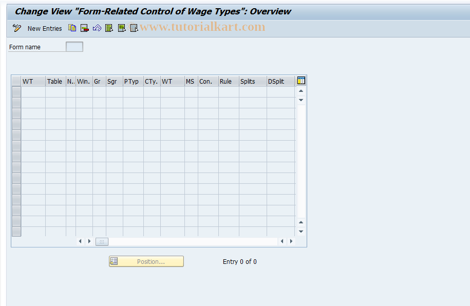 SAP TCode S_AHR_61008344 - IMG-Aktivität: SIMG_OHAQ409