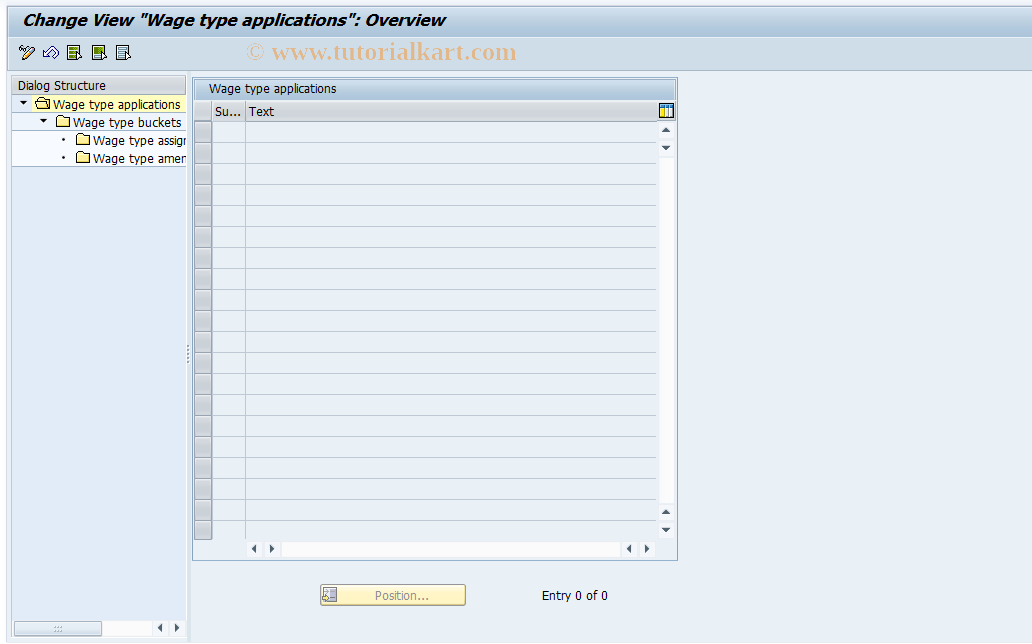 SAP TCode S_AHR_61008354 - IMG-Aktivität: OHAKREP110