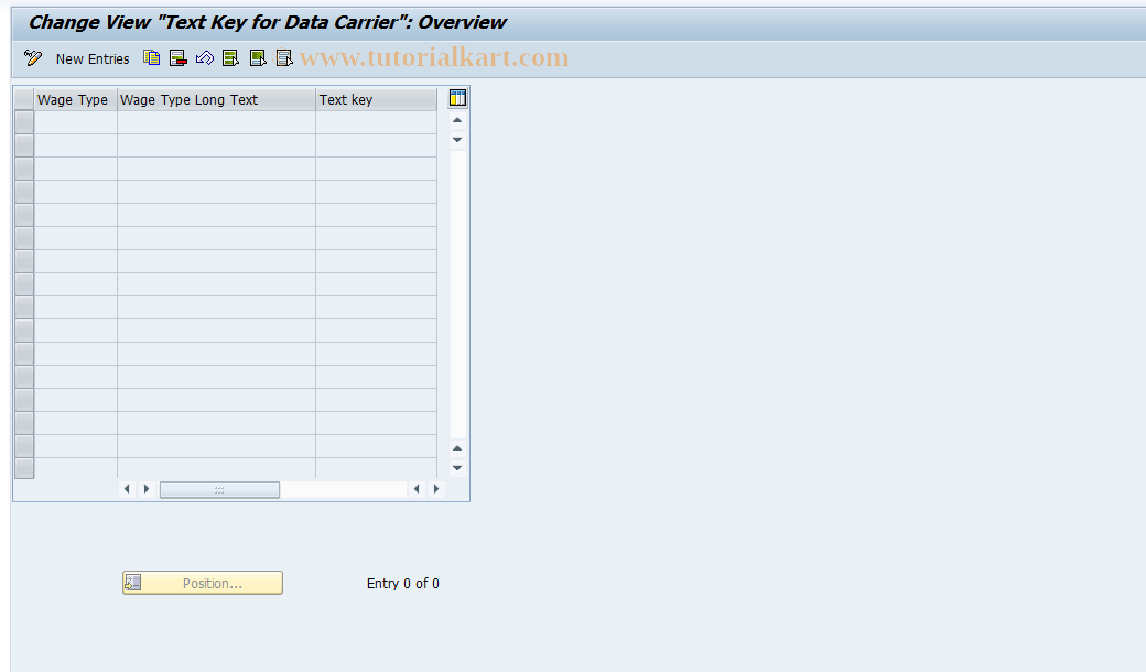 SAP TCode S_AHR_61008365 - IMG-Aktivität: OHAGDT004