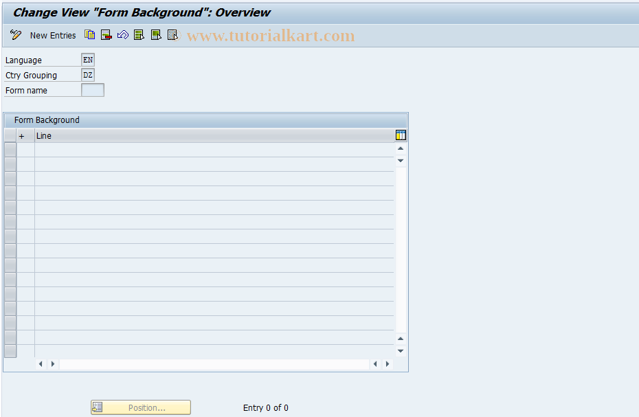 SAP TCode S_AHR_61008400 - IMG-Aktivität: SIMG_OHAQ402