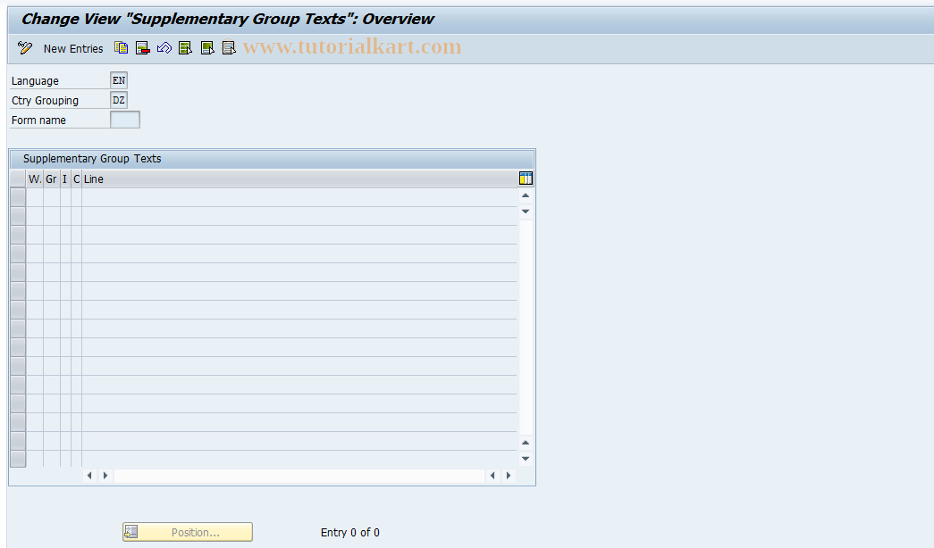 SAP TCode S_AHR_61008406 - IMG-Aktivität: SIMG_OHAQ403